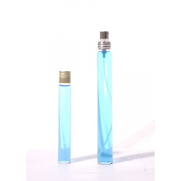 tube en verre borosilicaté avec bouchon en bois pour emballage alimentaire  de gousses de vanille - GB-11602