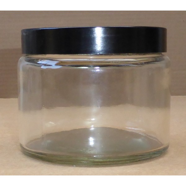 Pot en verre Ambré - Pommadier - 180 ml - Pots en verre - Creavea
